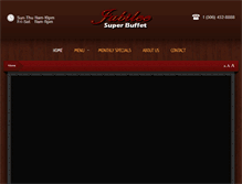 Tablet Screenshot of jubileebuffet.com